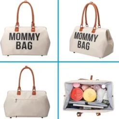 Sac à langer Mommy Bag + 2 Trousses + porte sucette