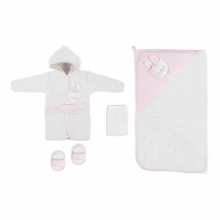 Du bain à la sieste : Un ensemble coton complet pour bébé.