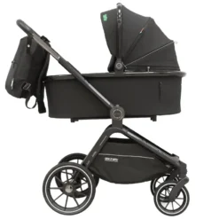 reversible Pack Poussette Trio Élégance Kidilo – Nacelle + Siège Auto + Poussette + Sac à Dos, dès la Naissance