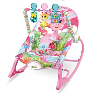 Transat balancelle avec jouets et mélodies bébé 0-6 mois Petit Singe -  Beige