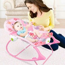 Transat balancelle musical + Vibration -Évolutif- Ibaby-24055