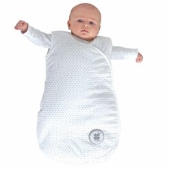 Douillette naissance cache-coeur 55 cm étoiles - Candide-24597