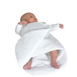 Douillette naissance cache-coeur 55 cm étoiles - Candide-24599