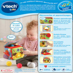 Cube Interactif Éveil Sensoriel - VTech -24559
