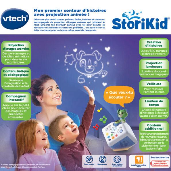 StoriKid, mon conteur d’histoires interactif – Vtech-24468