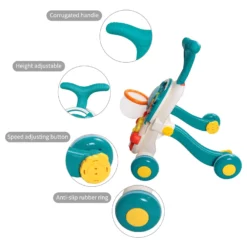 Trotteur et table d'activité interactive 2 en 1 - Huanger