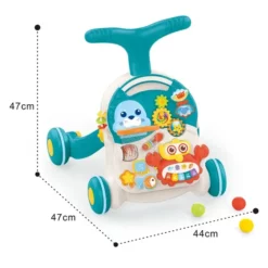Trotteur et table d'activité interactive 2 en 1 - Huanger