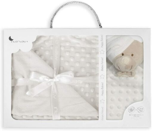 Couverture en Bulles Coraline + Doudou - Interbaby -0