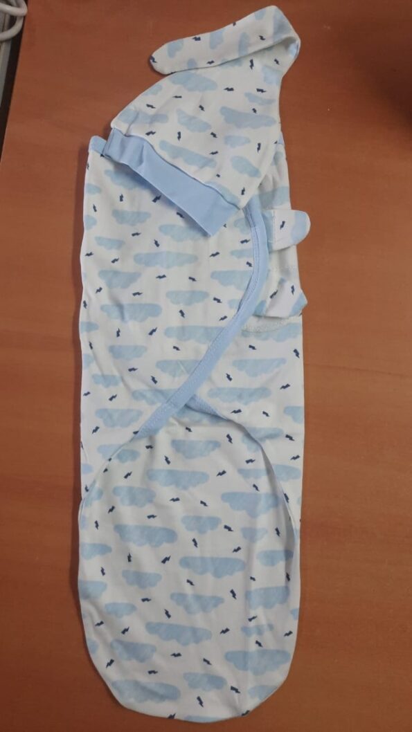 SwaddleMe Emmaillotage avec bonnet – Bambini-24297