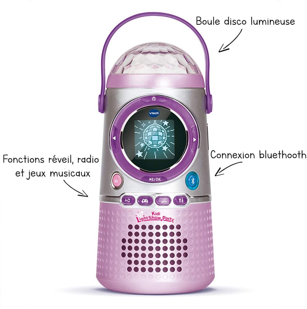 VTech - Music'Kid, Enceinte Bluetooth Enfant, Jouet Musique