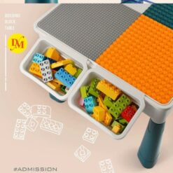 Table d'apprentissage avec Chaise + blocs puzzle-24681