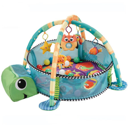 Ludi Tapis d'éveil Tortue - Happy space-0