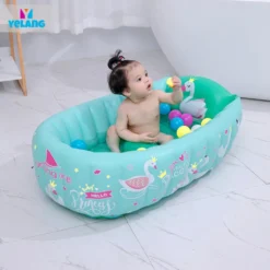 Baignoire Gonflable Bébé Pliable – | Portable et Confortable