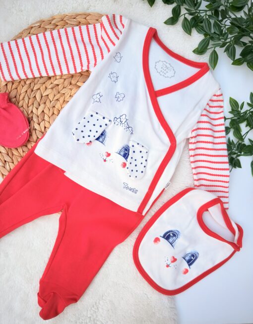 Ensemble Pyjama Naissance Fille en coton