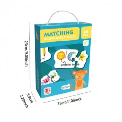 Set de puzzle Nature Montessori 45 Pieces