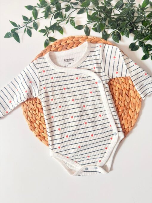 Body Bébé Manches Longues 100% Coton - mummy & daddy