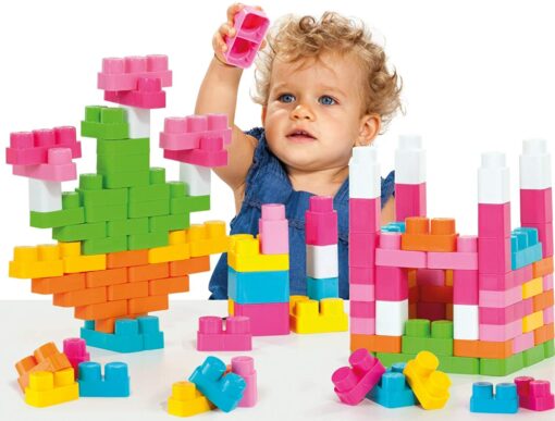 Boite de Blocs 90 Pcs Rose - Molto-0
