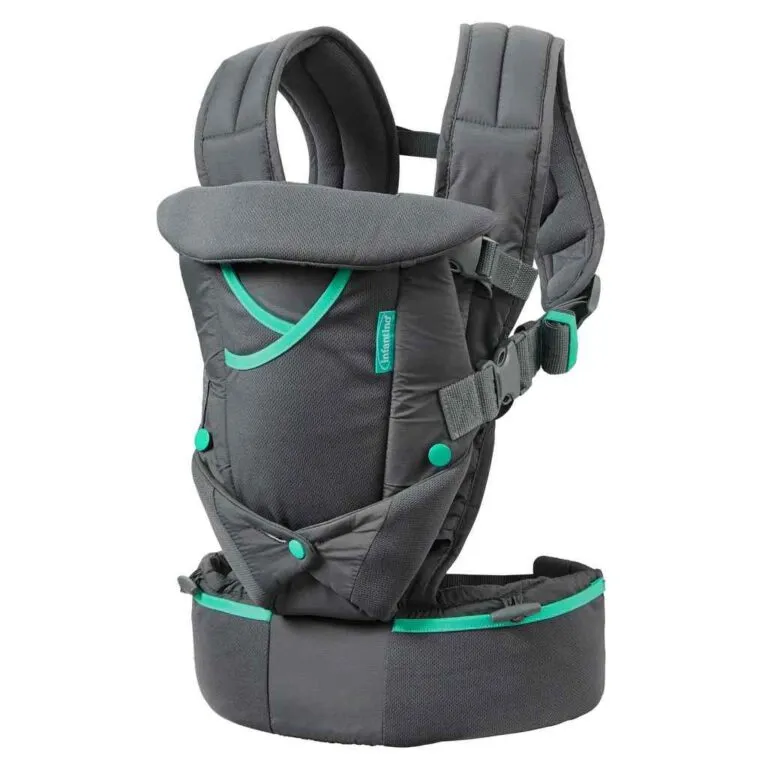 Porte-bébé Infantino Carry On Active bretelles rembourrées ceinture lombaire gris