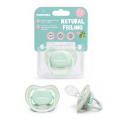 Pack 2 Sucettes orthodentiques Natural Feeling 6 mois - Mammia