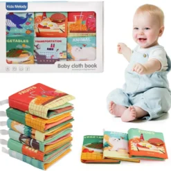 Set de 6 Livres en Tissu Kids Melody