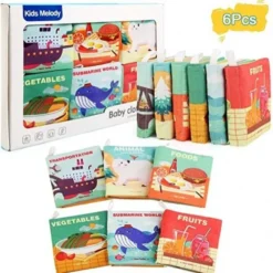 Set de 6 Livres en Tissu Kids Melody