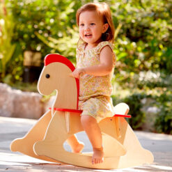 Hape - Cheval à bascule en bois- Eurekakids-24907