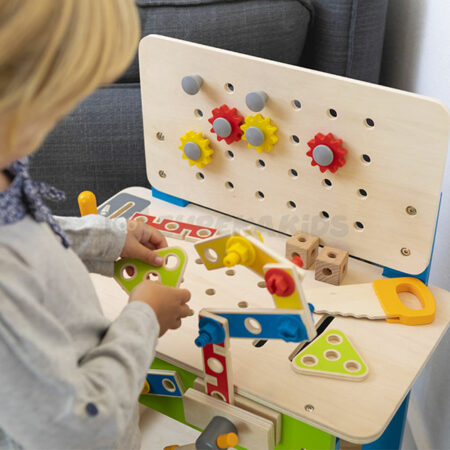 Master Banc de Travail en bois- Eurekakids-0