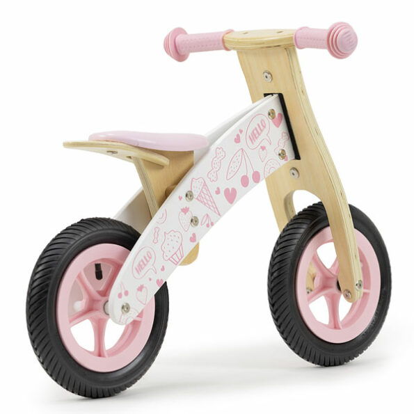 Draisienne en bois Rose- Eurekakids-24869