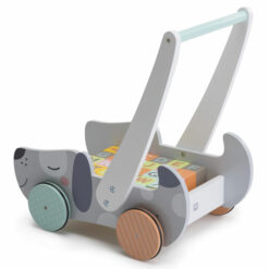 Trotteur en bois avec Blocs de chiffres et de Lettres- Eurekakids-24989