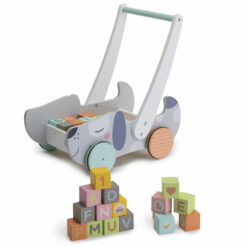 Trotteur en bois avec Blocs de chiffres et de Lettres- Eurekakids-24988