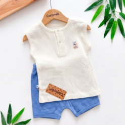 t-shirt short bébé confort coton organique