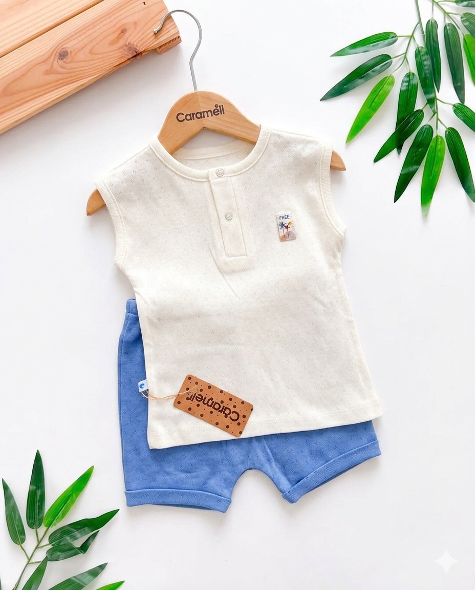 t-shirt short bébé confort coton organique