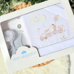 Parure de Lit 3 Pcs (60x120 cm)+ 2 Brosses Offert - Interbaby