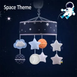 mobile musical  thème spatial
