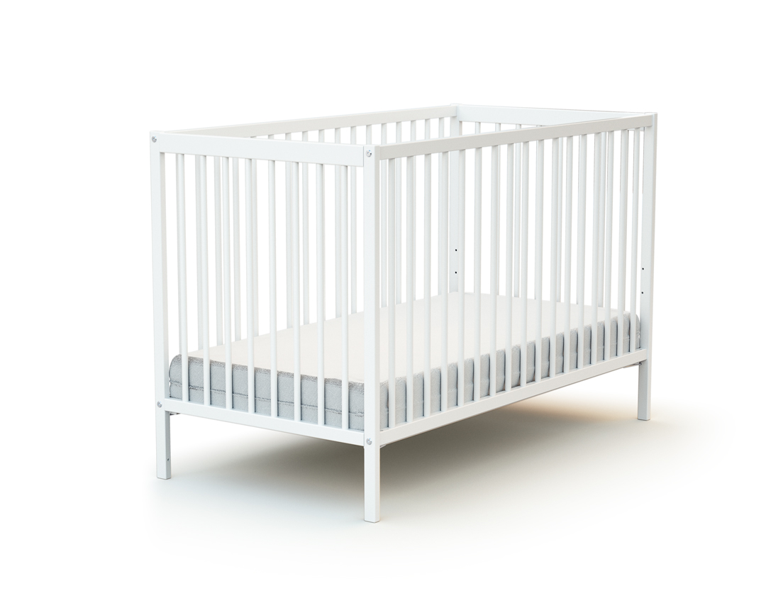 Lit bébé Brume 60X120 - Blanc jacadi