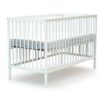 Lit Bébé 60x120 ESSENTIEL Blanc -0