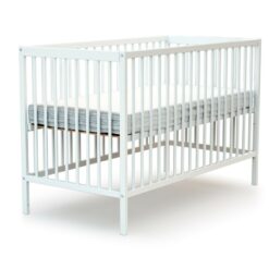 Lit Bébé 60x120 ESSENTIEL Blanc -0