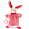 Doudou Lapin Rose 2 en 1- Eurekakids-0