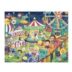 Puzzle Parc d'attraction - 100 pcs- Eurekakids-24929