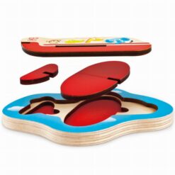 PUZZLE 3D AVION EN BOIS- Eurekakids-24889