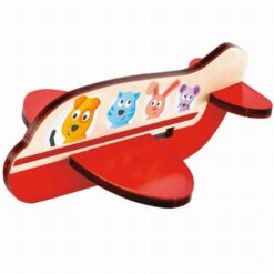 PUZZLE 3D AVION EN BOIS- Eurekakids-24887