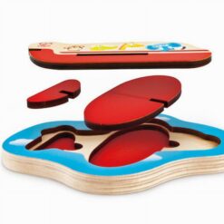 PUZZLE 3D AVION EN BOIS- Eurekakids-24888