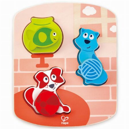 PUZZLE DYNAMIQUE EN BOIS- Eurekakids-0