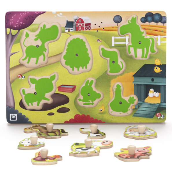 Puzzle Musical Animaux de la ferme- Eurekakids-25002