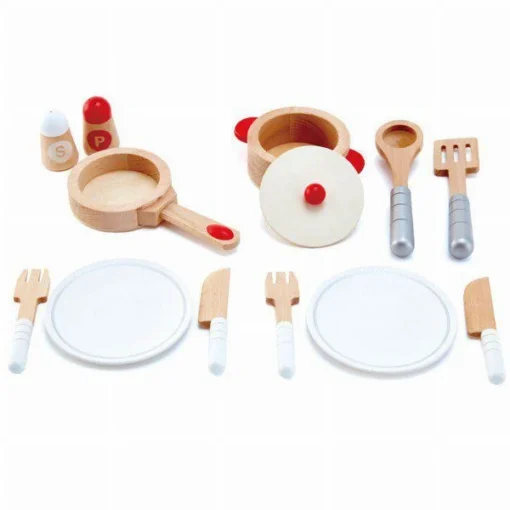 Set ustensiles en bois - Eurekakids