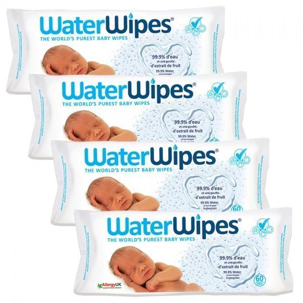 Pack lingettes bebe 4x60 unite - Waterwipes - Allobebe Maroc