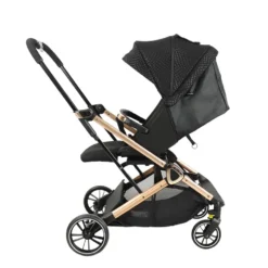 Poussette Rotative à 360° Baobaohao – Noire reversible