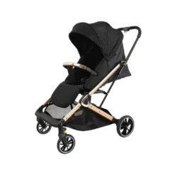 Poussette Rotative à 360° Baobaohao – Noire
