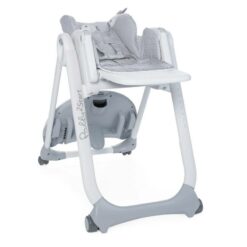 Chaise Haute Polly2Start Gris Acier - Chicco-25248