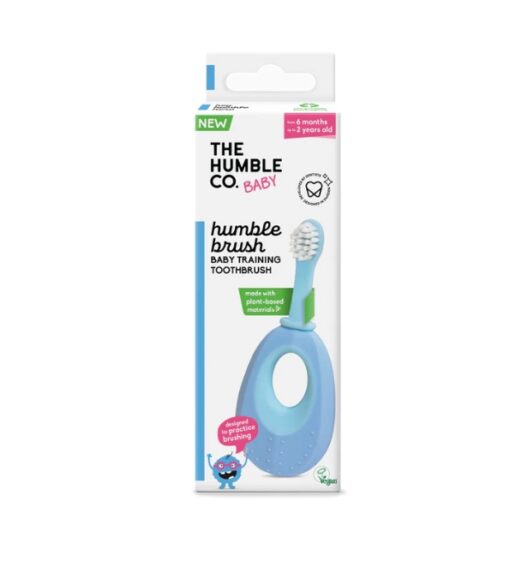 Brosse à Dents Rose Pour Bébés à Base de Plantes - The Humble Co